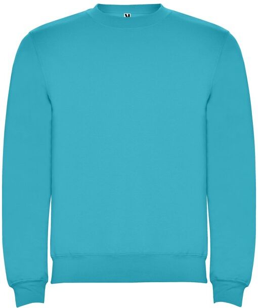 Sweat-shirt unisexe personnalisé en polaire brossée Clasica Turquoise L