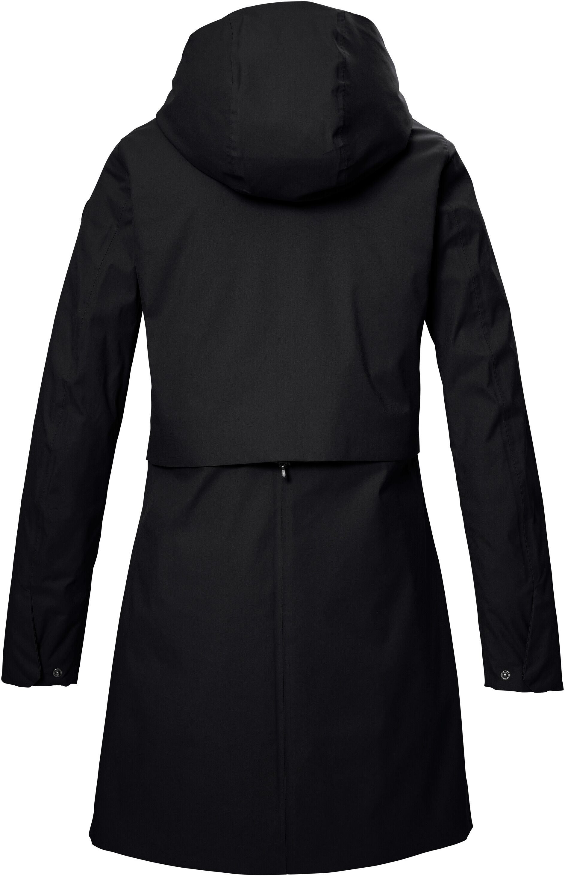 Parka "GS 57 WMN PRK", Damen, Gr. 46, schwarz, Obermaterial: 100% Polyester.Futter: 100% Polyester, G.I.G.A. DX BY KILLTEC, Jacken Parka, Damenparka im urbanen Look, wind- und wasserdicht, atmungsaktiv schwarz 46