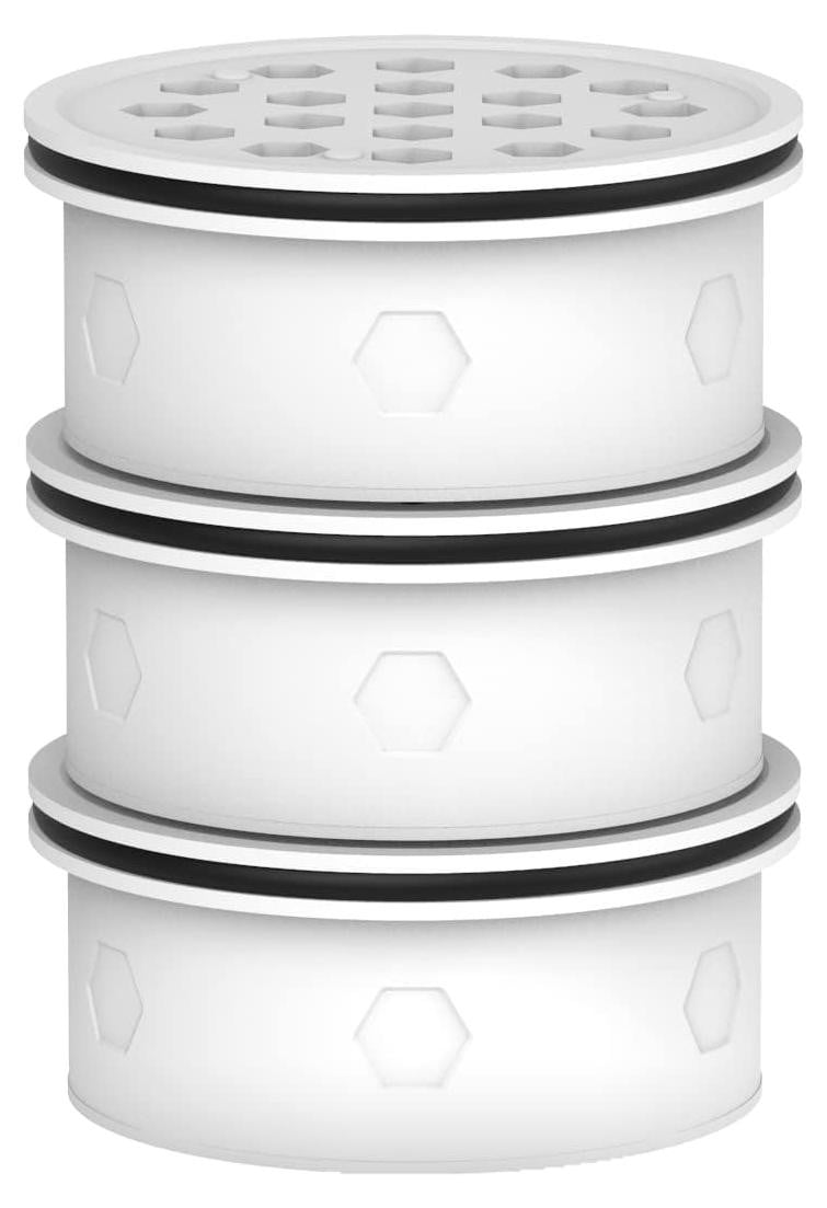 Dripio Set van 3 BPA-vrije actieve koolstoffilters voor waterkan