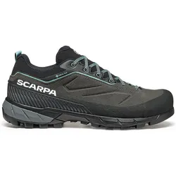 Scarpa, Damen, Wanderschuhe, Women's Rapid XT GTX (39), Schwarz, Türkis, Grau