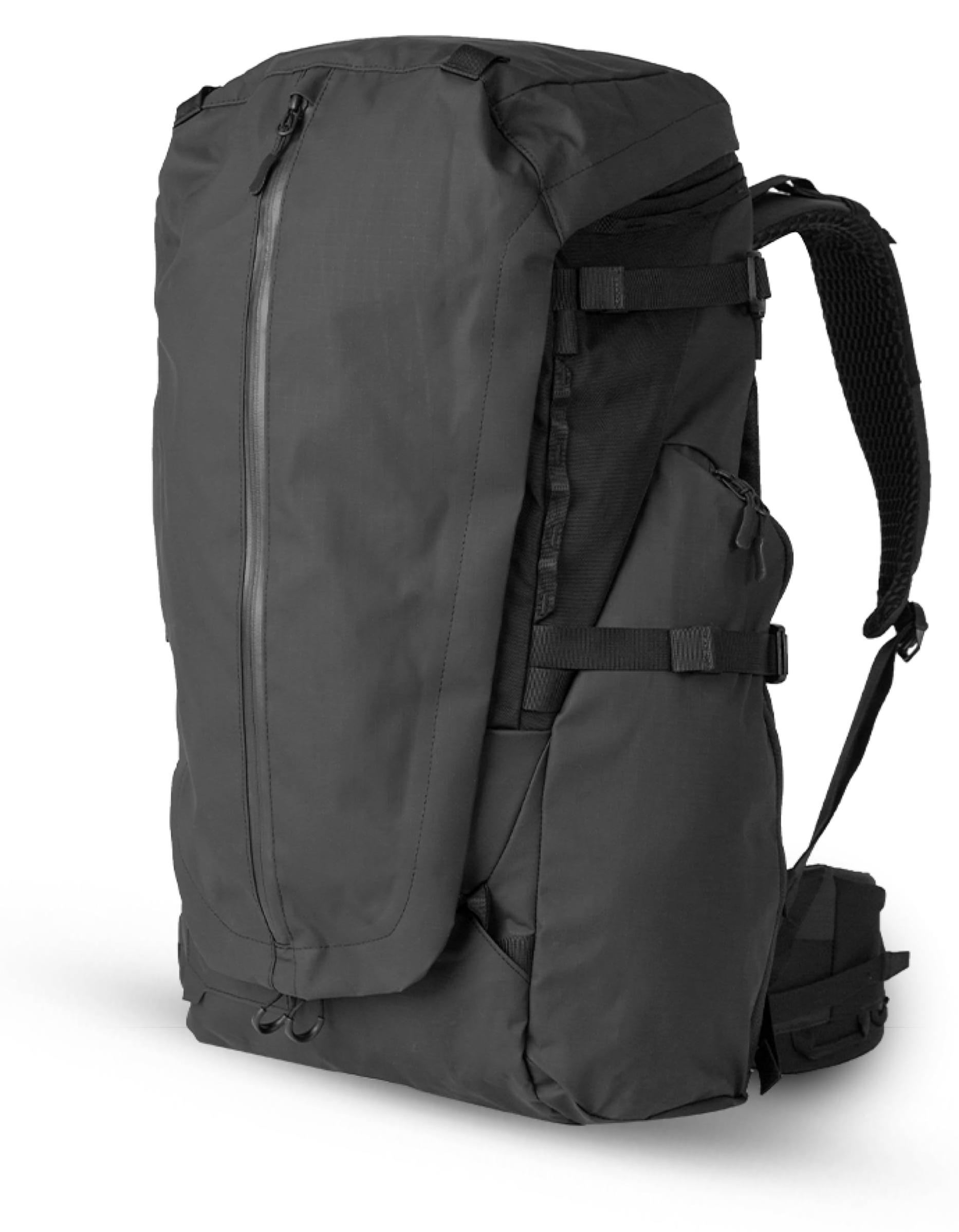 Foto-Wanderrucksack 50 L, M/L, Schwarz, Nylon