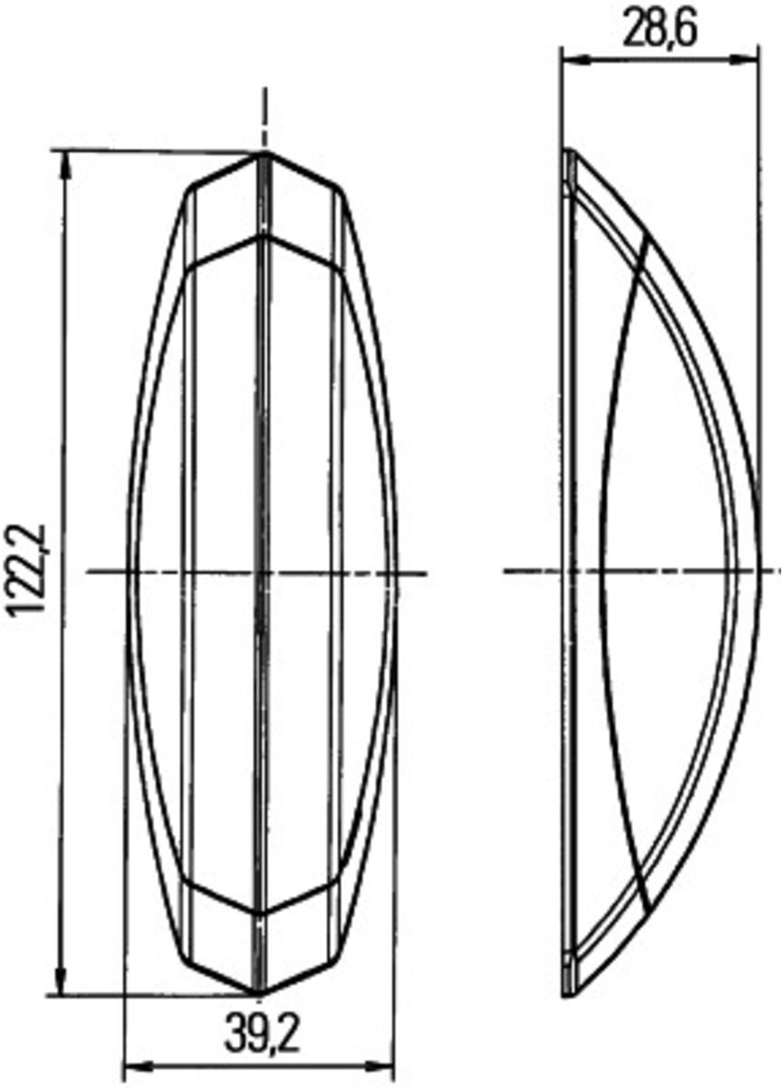 Umrissleuchte HELLA 2XS 008 479-071 Rechts