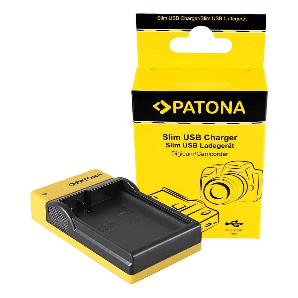 Patona Micro USB Ladegerät (Kamera Akku Ladegerät) (151624)