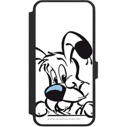 Nivocase Klapphülle für Samsung Galaxy A56 5G Handyhülle aus Kunst Leder NIVOflip schwarz Comic Idefix (Samsung Galaxy A56 5G), Smartphone Hülle, Schwarz