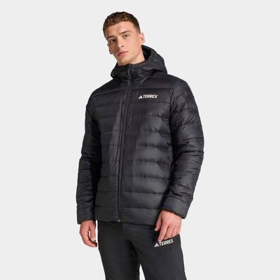 Outdoorjacke ADIDAS TERREX "MT ESS DOWN H J", Herren, Gr. L, schwarz, Obermaterial: 100% Polyamid, Jacken Outdoorjacke