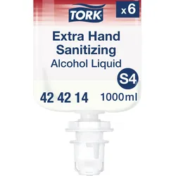 Tork Händedesinfektionsflüssigkeit mit Alkohol, schnelles und effektives Desinfe...