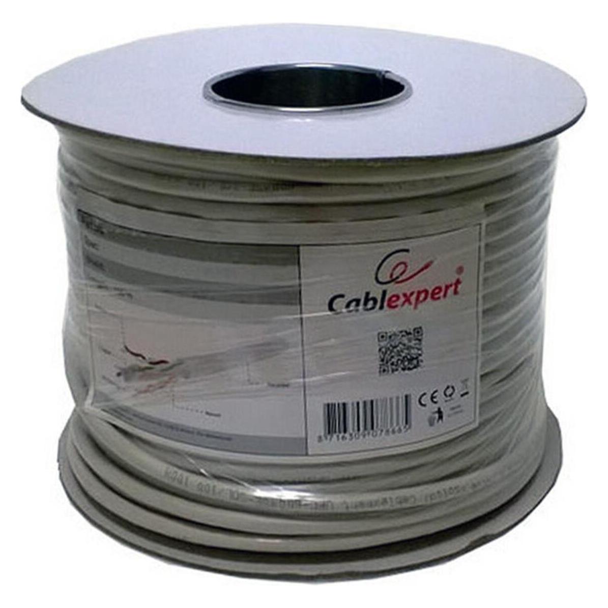 Gembird Installationskabel UTP, Kat. 5e, CCA, Ader AL-CU 100m (Rolle), grau (U/UTP, CAT5e, 100 m) (UPC-5004E-SOL/100)