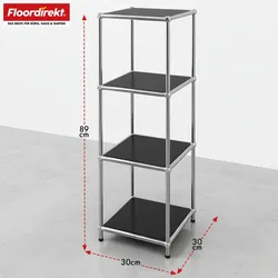 Floordirekt, Regal, Concept Epure MK-005 (30 x 30 x 89 cm)