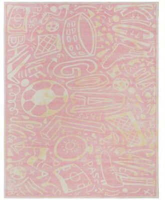 Katie Merz SPORTSGLYPHS Soccer Area Rug