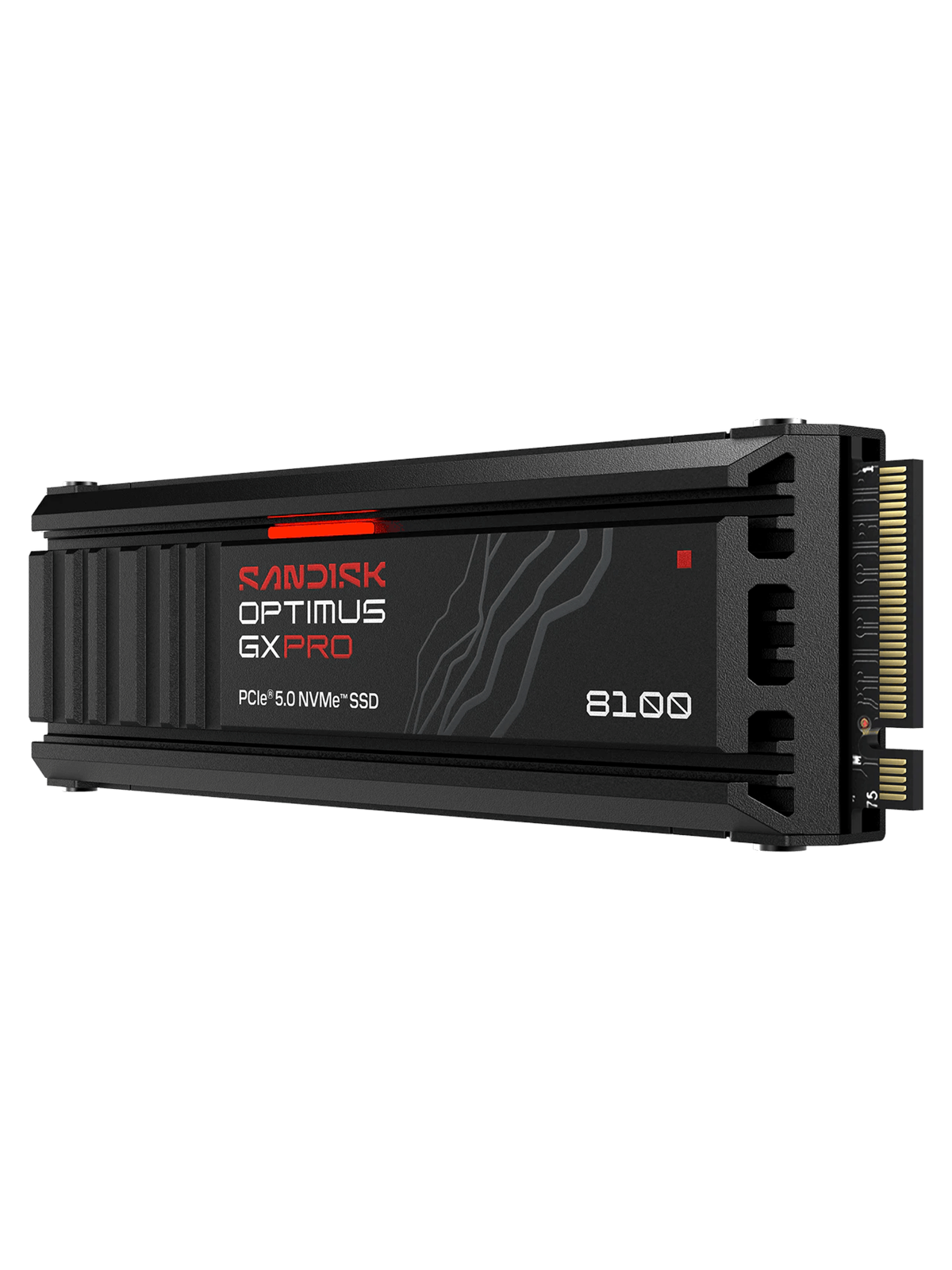 SANDISK Optimus GX PRO 8100 SSD - 4TB - M.2 2280 - PCIe 5.0 - Mit Kühlkörper