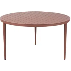 Brafab Gartentisch Bigby Ø 130 cm Aluminium Grau Zinn