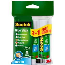 3M Scotch Permanent Klebestift 2 Stifte + 1 GRATIS 21 g