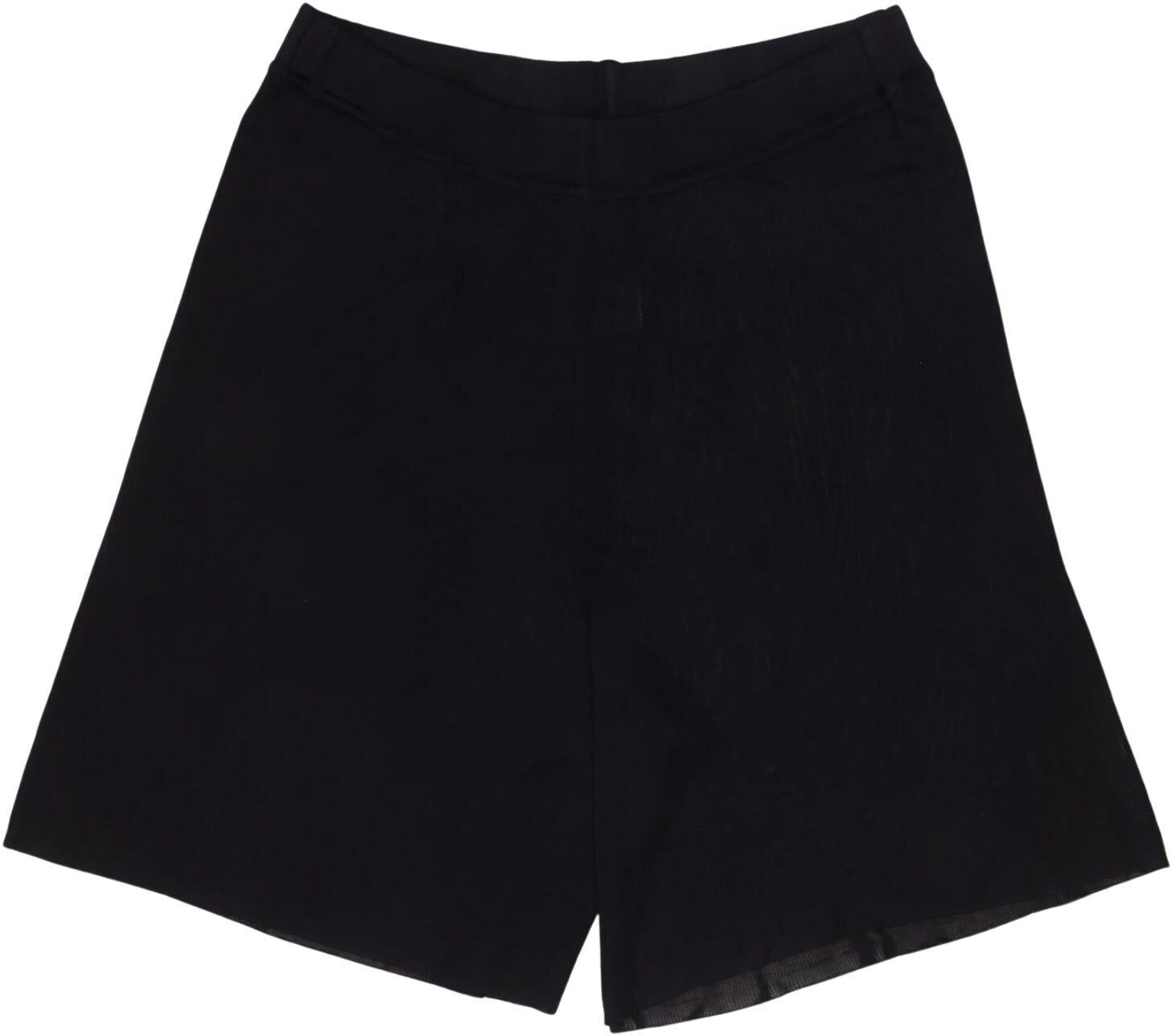 Cartoon Damen Shorts, Marineblau, Gr. M, Viskose - Second Hand