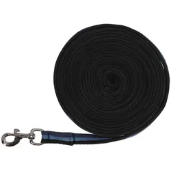 QHP Longierleine Collection navy dusk 8 Meter Longe , Größe: onesize