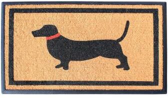 "A1 Home Collections Rubber and Coir Heavy Duty Non-Slip Tapered Edge Doormat 30""X48"""