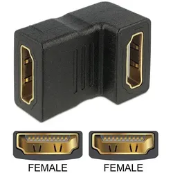 DELOCK HDMI Adapter A -> A Bu/Bu 90° unten