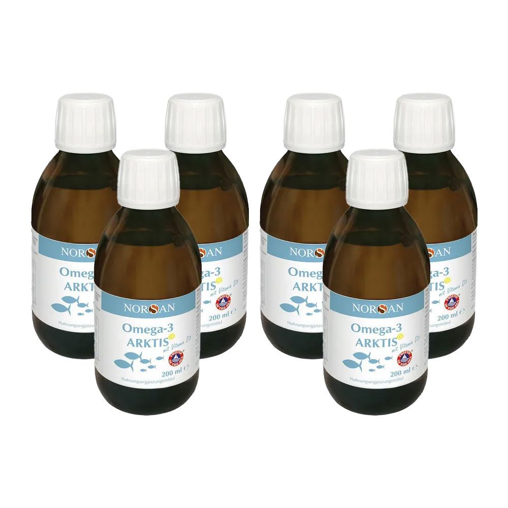 Norsan Omega-3 Total Arktis flüssig x6 6x200 ml Flüssigkeit
