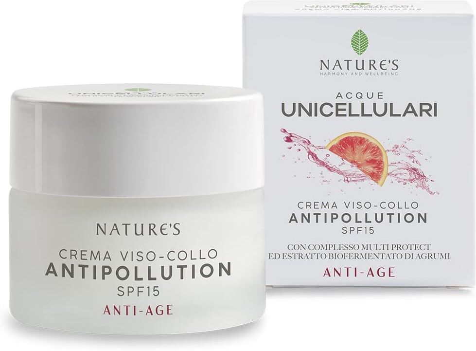 Nature's Acque Unicellulari Crema Viso Antipollution 50 ml