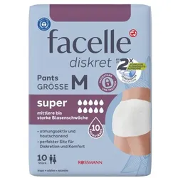 facelle Inkontinenzhosen »Pants super« Gr. M 10 Stück