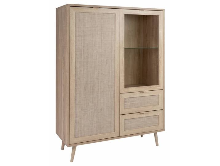 Z2 Highboard DENPASAR, Eiche sägerau/sonoma, Holznachbildung