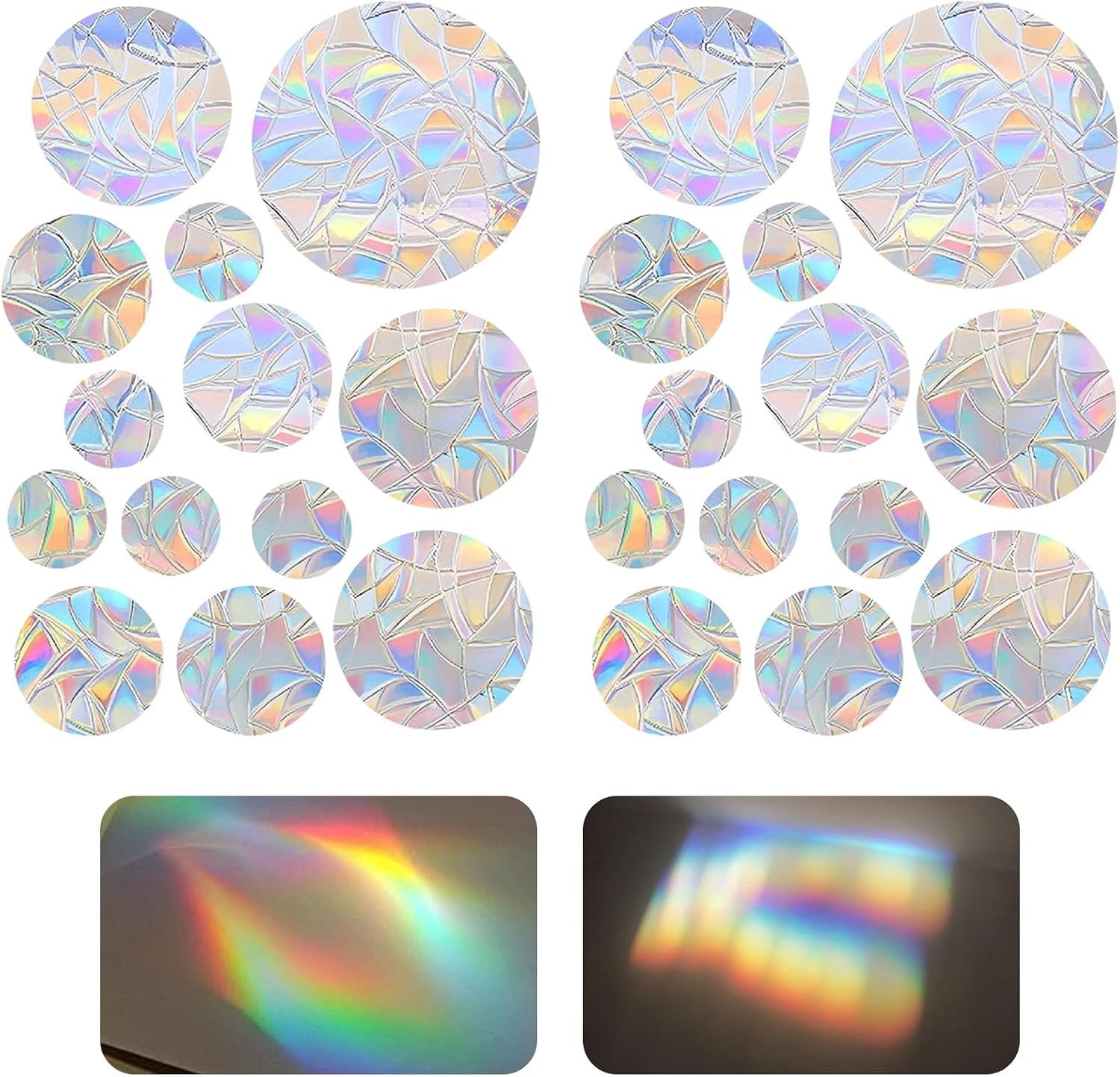 Regenboog Raamstickers - Zonlichtvanger en Vogelbescherming