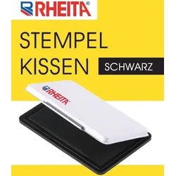 Rheita stempelkissen, schwarz