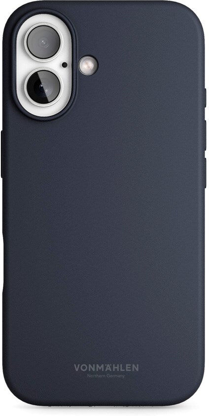Vonmählen iPhone 16 Eco Silikone Bagside Cover - MagSafe Kompatibel - Navy