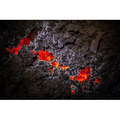 Fototapete PAPERMOON "Photo-Art BARATHIEU GABRIEL, LAVA", bunt, B:4,5m L:2,8m, Vlies, Tapeten