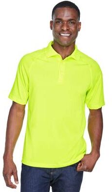 Harriton M211 Men's Advantage Tactical Performance Polo Shirt in Safety Yellow size 3XL   Polyester