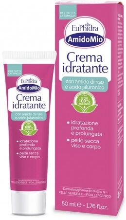 Zeta(Paraf) Euphidra Amidomio Crema Idratante Pelle Secca Viso E Corpo 50ml