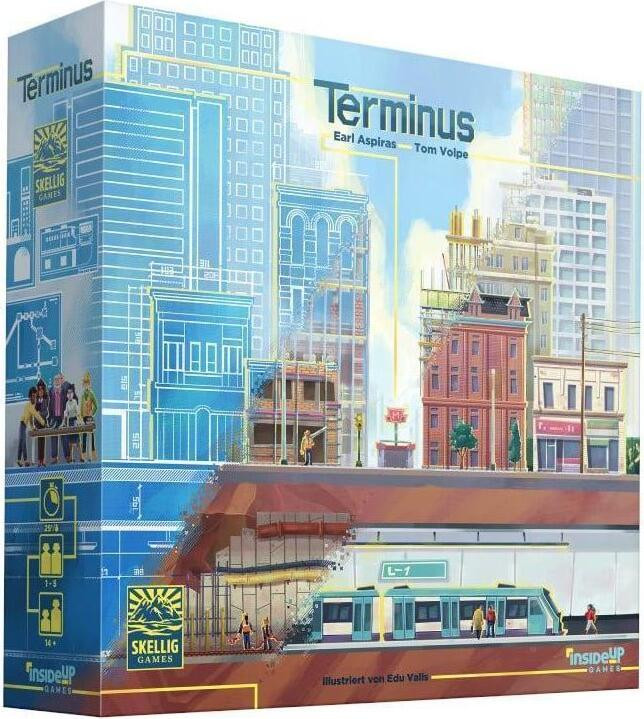 Terminus Strategisch bordspel over het bouwen van een metro voor ervaren spelers
