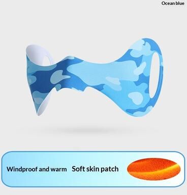 Handpicked Choices Windproof Anti Frost Nose Patch Winter Face Mask Thermal Cycling Ski Cold Protection Cover blue