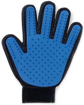 Uplift Picks Silicone Pet Grooming Gloves For Hair Removal And Daily Shedding Control blue (left)