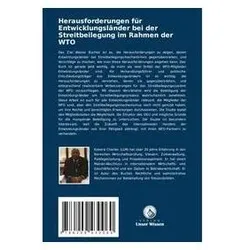 Herausforderungen für Entwicklungsländer bei der Streitbeilegung im Rahmen der W, Fachbücher von Kabera Charles