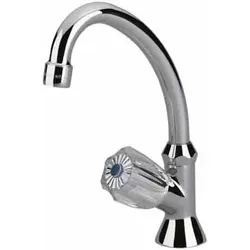 Kaja Classic Standventil, warm mit HU, Auslauf130mm chrom, 20403-3-C 20403-3-C