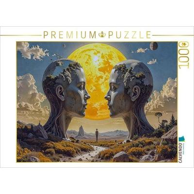 CALVENDO Puzzle Meinung: 'Worte und Laute sind nur die Oberfläche eines tieferen Stroms.' | 1000 Teile Lege-Größe 64x48cm Foto-Puzzle für glückliche S