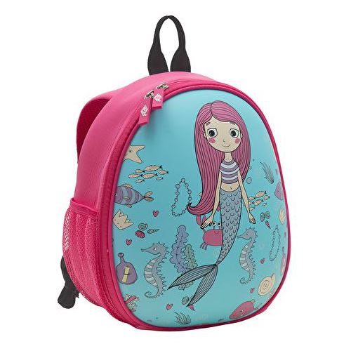 WEDO Kinder-Rucksack Meerjungfrau mit Netztaschen innen/auße