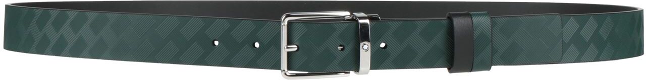 Montblanc Cinturón Unisex Verde oscuro ONESIZE Unisex