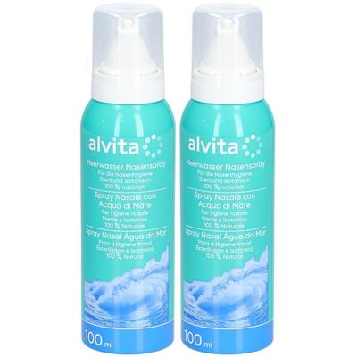 Alvita Meerwasser Nasenspray 2x 2x100 ml Spray