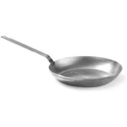Hendi Klassik Bratpfanne Flachstahl, Pfanne + Kochtopf, Silber