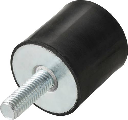 TRU COMPONENTS Gummipuffer TC-NT40-40-43A Härte (Details) 43 Shore A Maximale statische Auflast 60kg