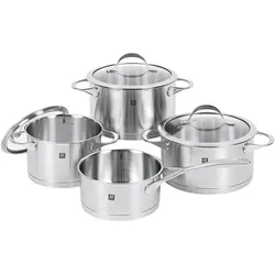 Zwilling Essence, Pfannenset + Topfset, Silber
