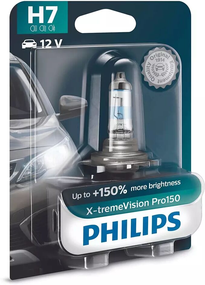 Philips Glühlampe, Hauptscheinwerfer H7 X-Tremevision Pro150 (1 Stk.) 12972xvpb1 Für Yamaha Citroën Volvo Daf Opel Alfa Romeo Gm Vaughall