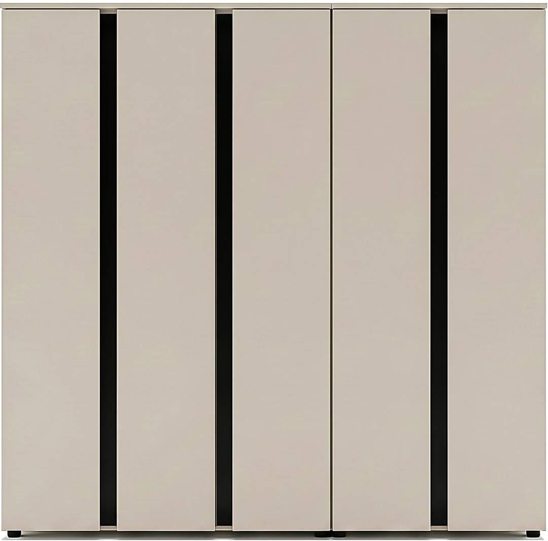 Pharao24.de Schiebetürenschrank Kleiderschrank 200 cm breit 52 cm tief (zweiteilig)