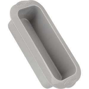 Backefix Backform B26, Brotbackform, aus Silikon, 26 x 10 x 8 cm, grau, Kastenform