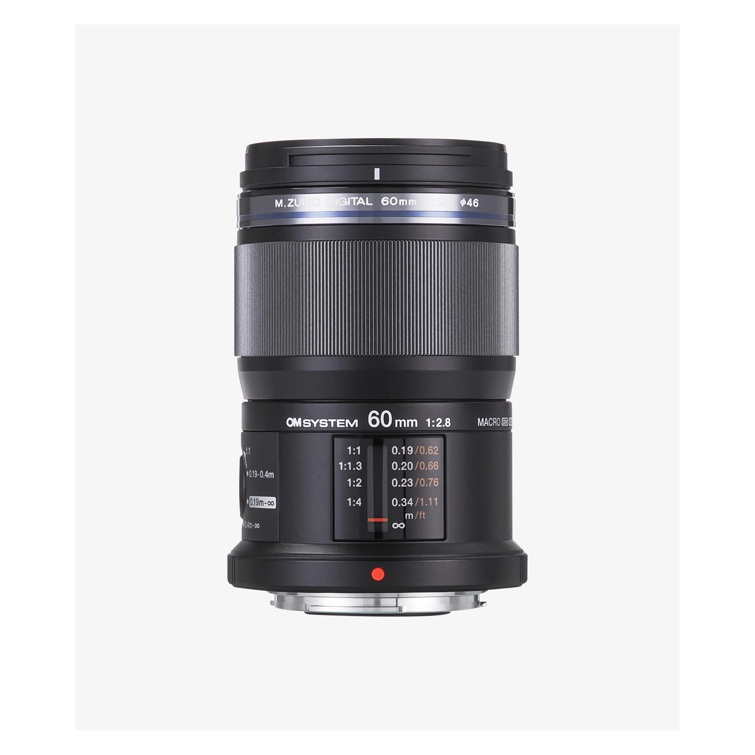 OM System ED 60mm f/2.8 Macro (Micro Four Thirds, Micro Four Thirds) (V312010BW001)