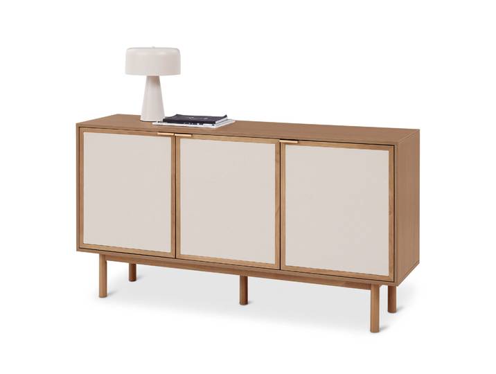 Tchibo - Sideboard mit 3 Türen - 150x40x80cm - beige -