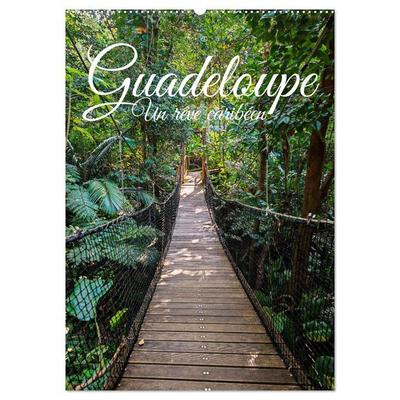 Guadeloupe - Un rêve caribéen (Calendrier mural 2026 DIN A2 horizontal), CALVENDO calendrier mensuel