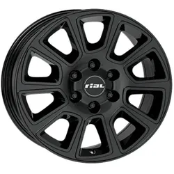 Rial Transporter 2 Diamond Black 7x17 ET 50 6/130 Alufelge Schwarz