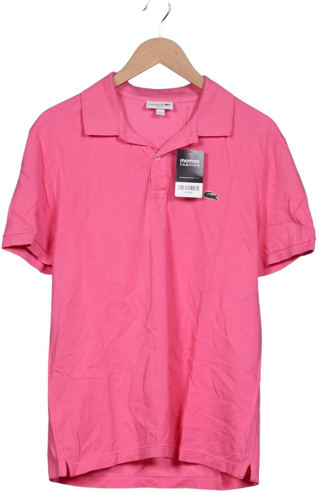 Lacoste Herren Poloshirt, Pink, Gr. XL (Lacoste 6), Baumwolle - Second Hand